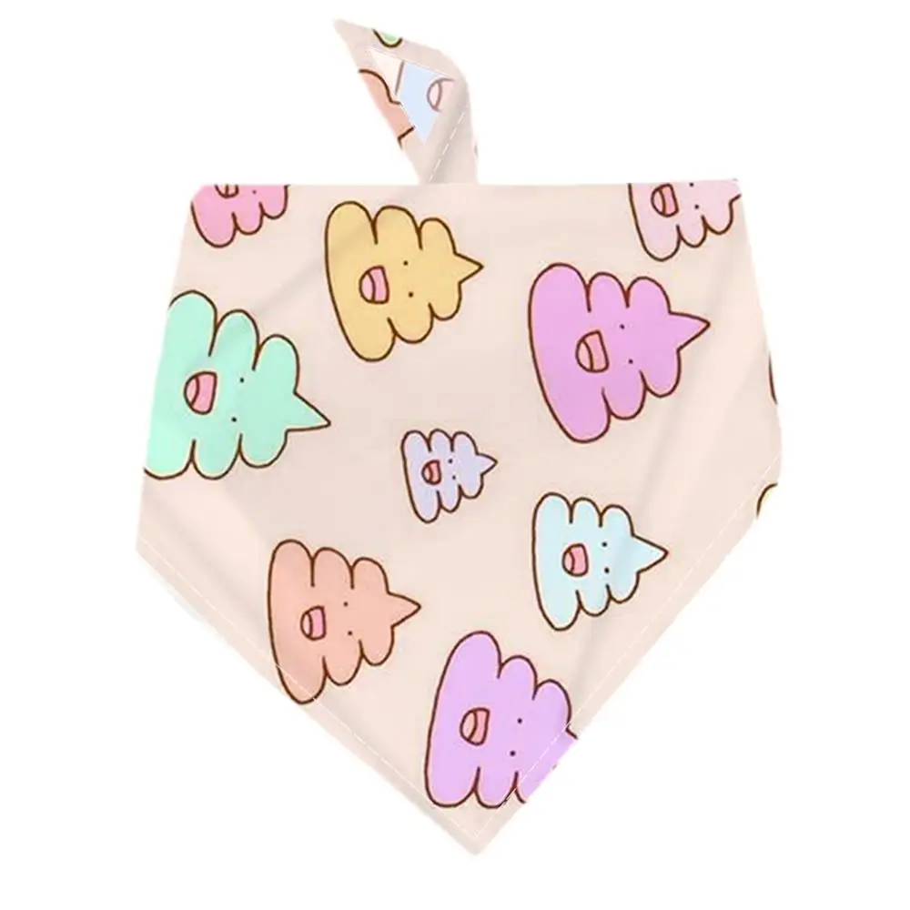 

Pet Dog Bandana Collar for Dogs Cats Adjustable Neckerchief Neck Scarf Saliva for Puppy Accessories