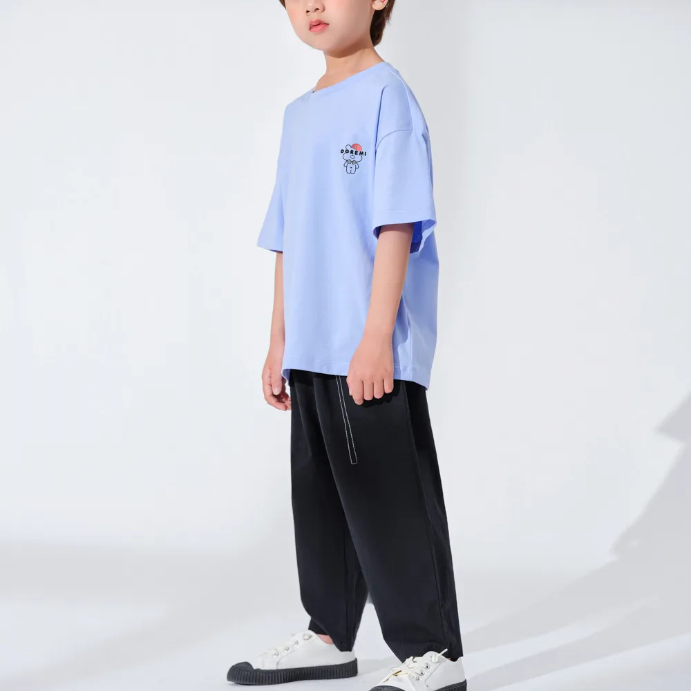 

Hollead 100% Pure Cotton Children Harem Pants Fashion Casual Boy Kids Black Profile Trousers 2021 Spring Summer Clothing