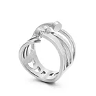 Новейшее уникальное дизайнерское женское кольцо на палец, модные аксессуары для вечеринок, кольца для женщин, женские ювелирные изделия из нержавеющей стали