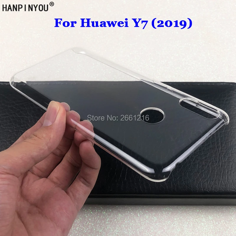 Для Huawei Y7 2019 Жесткий ПК чехол ультра тонкий жесткий пластиковый Защитная кожа для