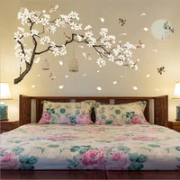 tree wallpaper bird flower home decoration wallpaper living room bedroom decoration removable wallpaper