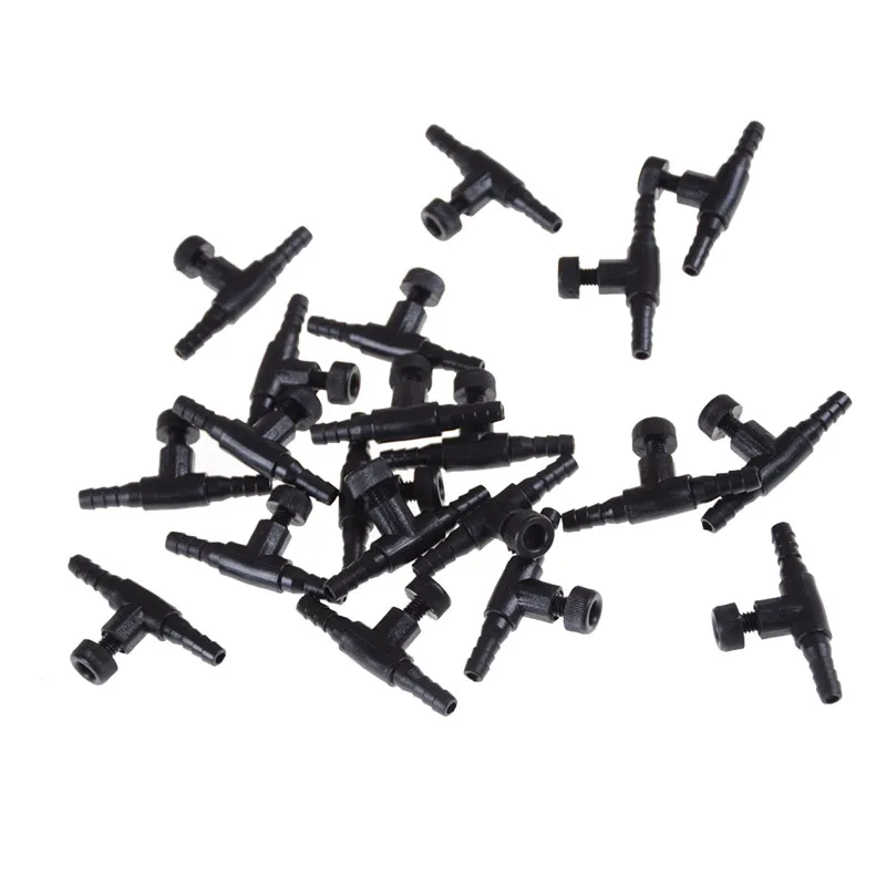 

20Pcs 4mm Aquarium Fish Tank Adjust Air Line Tubing Volume Flow Control Valves