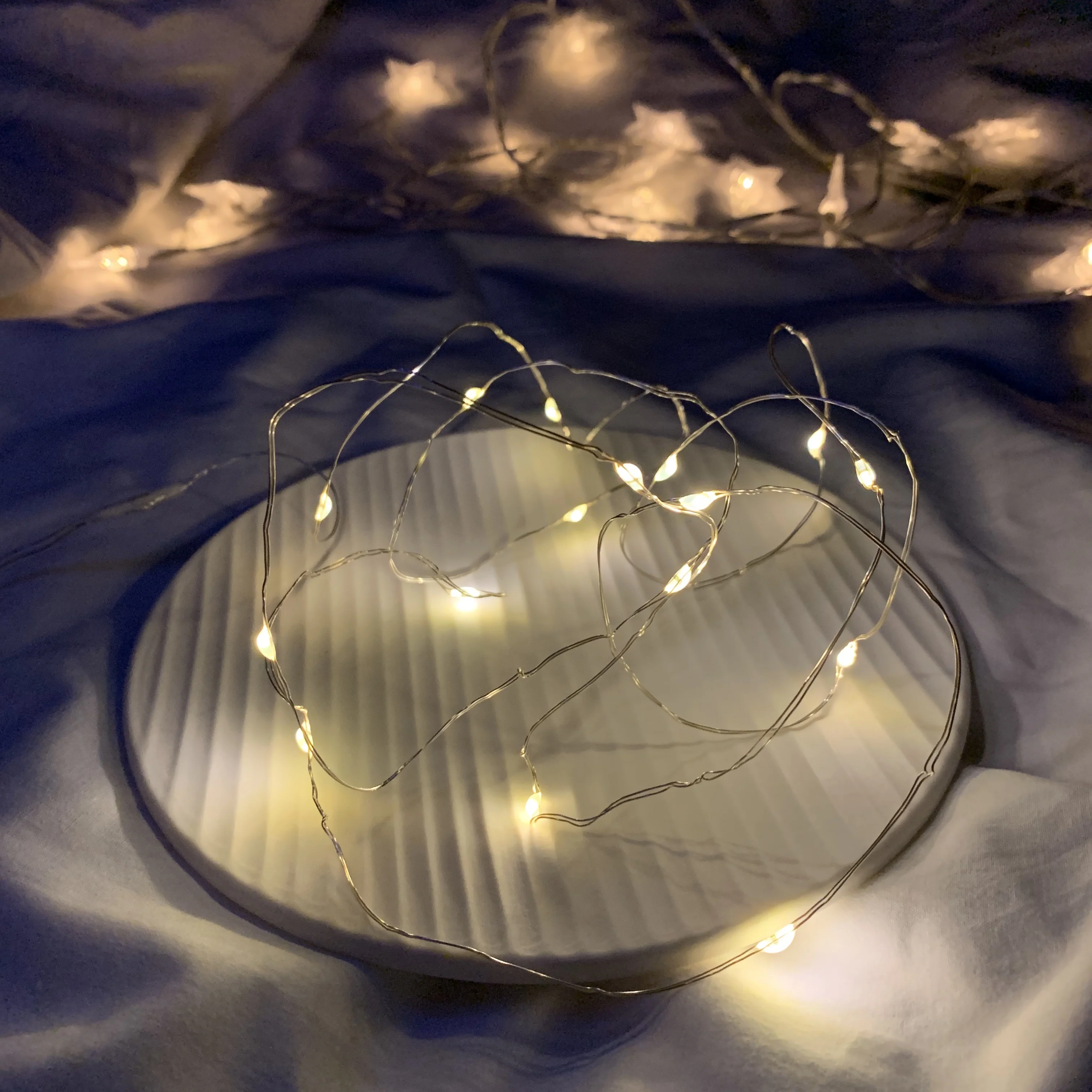 5 м 50 лампы светодиод USB пульт дистанционного управления медный провод низкого