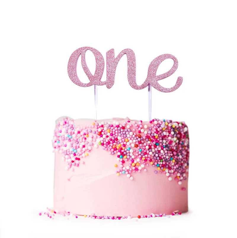 Розовый синий с днем рождения воздушные шары баннеры для мальчиков и девочек