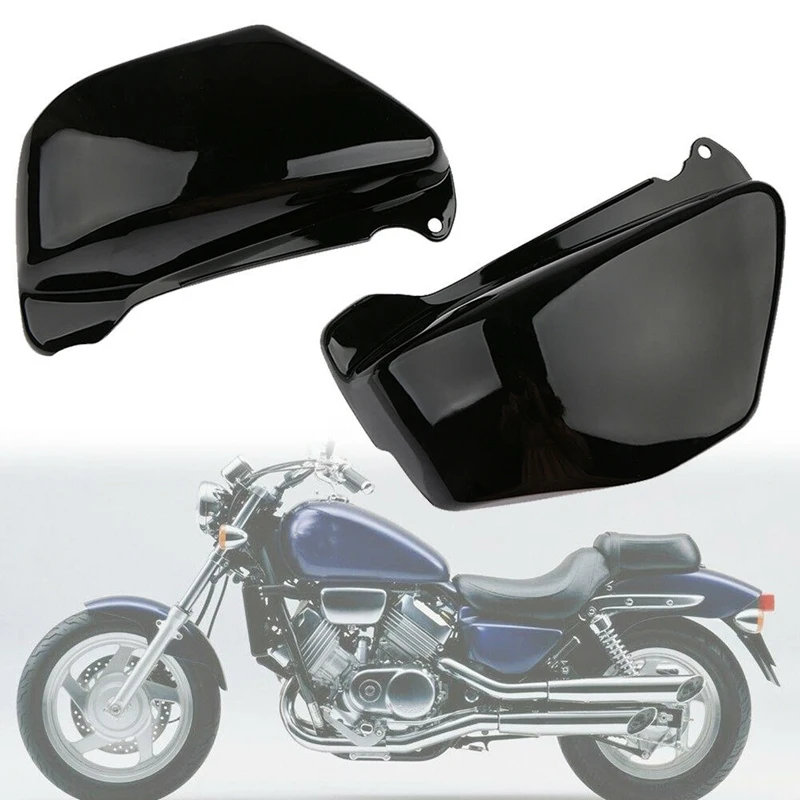 Батарея боковые крышки Обтекатели Черный пригодный для Honda Magna VF750 VF750C 1994