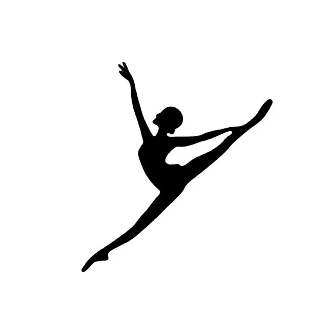 

12.2*13.4 Coolest Aerobic Exercise Gymnastics Dancing Decor Car Sticker High Quality Vinyl Extreme Movement