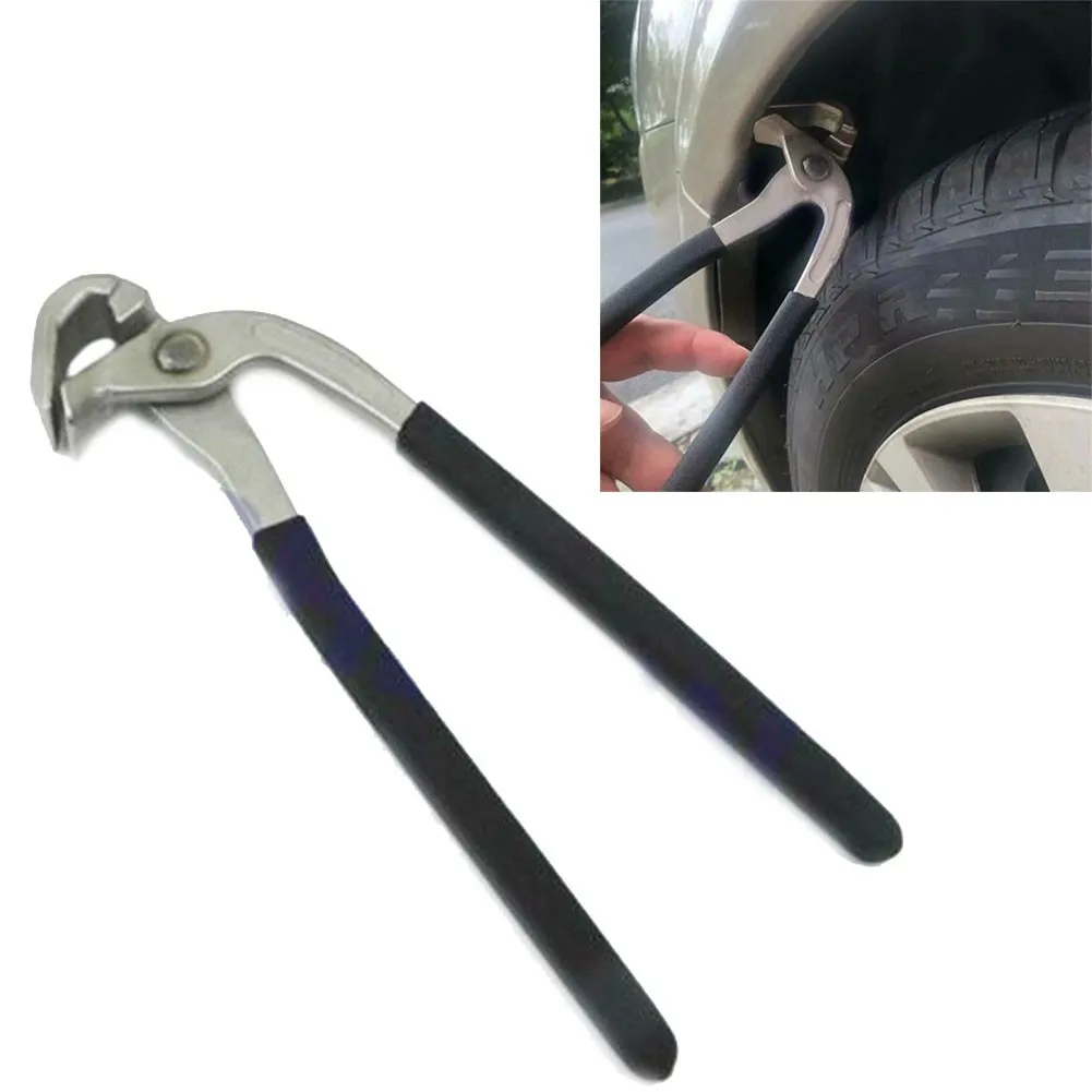 

Car Moulding Fender Door Bumper Lower Edge Crimp Tool Crimper Auto Tire Repair Tools Angled Head Pilers
