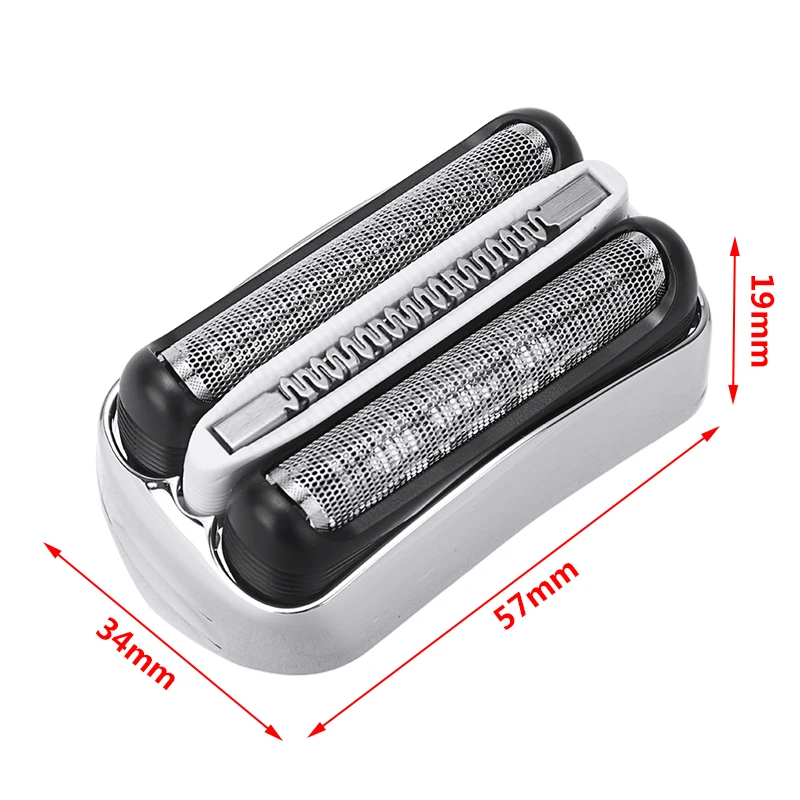 

For BRAUN Series 3 Foil & Cutter Head 32S Cassette Replacement 350CC 360S 3000S 380s-4 3080cc 3090cc Male Shaver Razor