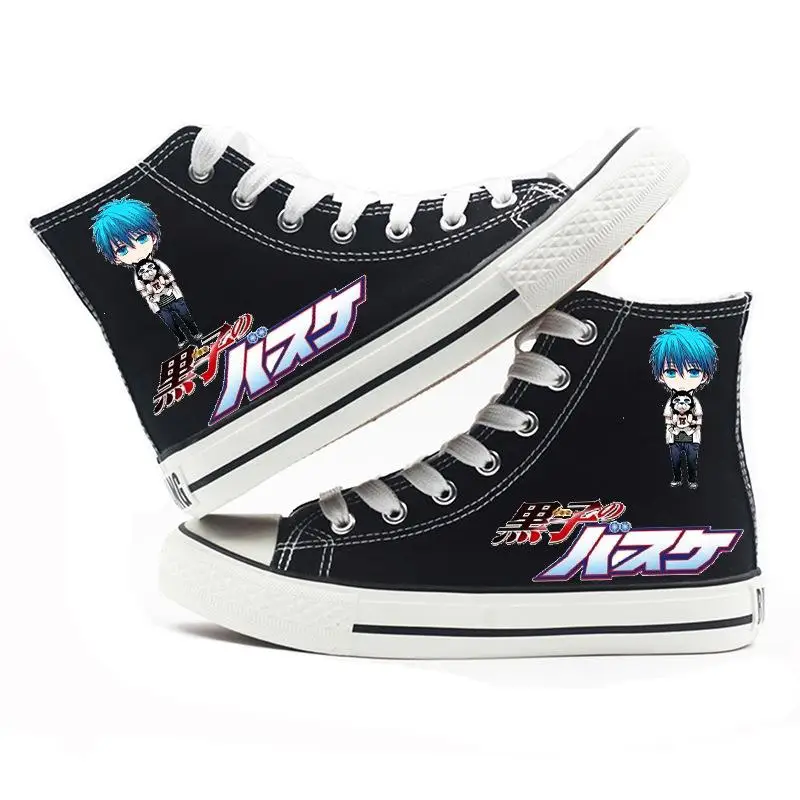 Холщовые кроссовки Kuroko без корзины Tetsuya Plimsolls обувь на шнуровке в стиле преппи