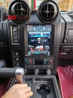 for hummer h2 2004 2009 tesla style android 9 0 6g128gb car gps navigation head unit multimedia player auto radio tape recorder