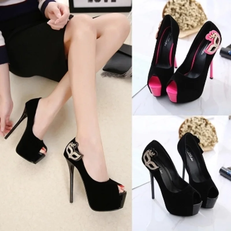 2019 новые женские туфли на очень высоком каблуке сезон весна лето шпильке 15 см