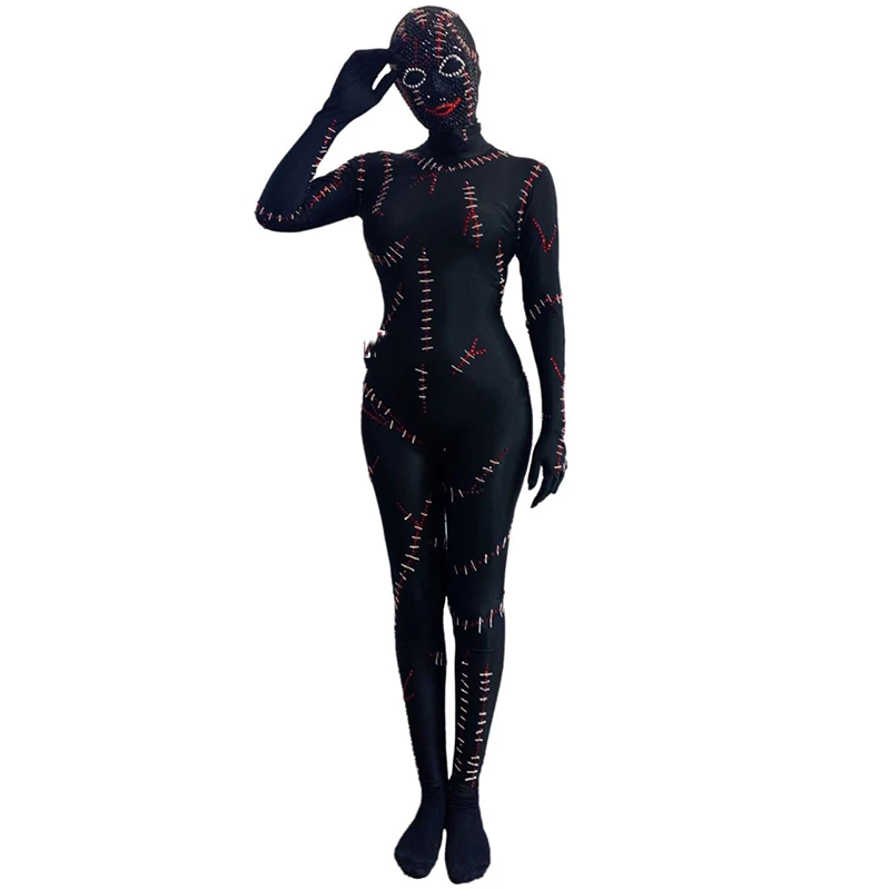 

Женские костюмы для косплея, страшная маска, свинцовая танцевальная одежда для ночного клуба, бара, одежда для вечевечерние, танцевальная о...