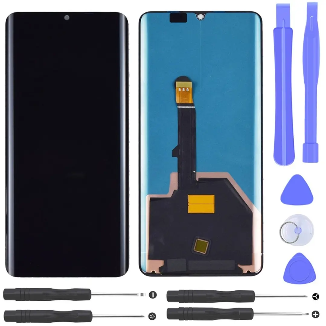 pohiks touch screen tools suitable for huawei p30 pro lcd display with frame replacement mobile phone panel parts for p30 pro free global shipping