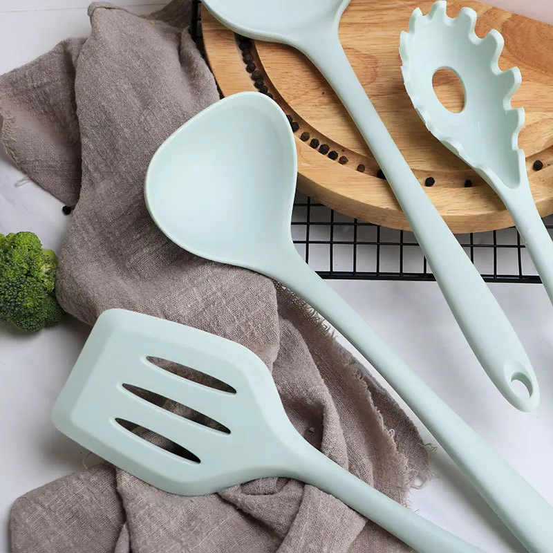 

Silicone Cooking Utensils Set Nonstick Cookware High Temperature Cooking Western Kitchen Baking Tools Cooking Tools With Storage