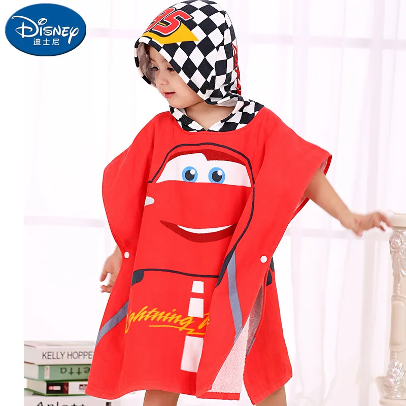 

6Colors Cotton Children's Hooded Bath Towel beach towels Minnie Mickey mouse Car Cloak Cotton Bathrobe Cartoon Bath towel