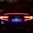 Автомобильный светодиодный задний спойлер, спойлер на крышу багажника, внешние части, стоп-сигнал, поворотники для Volkswagen Polo Jetta, аксессуары для гольфа