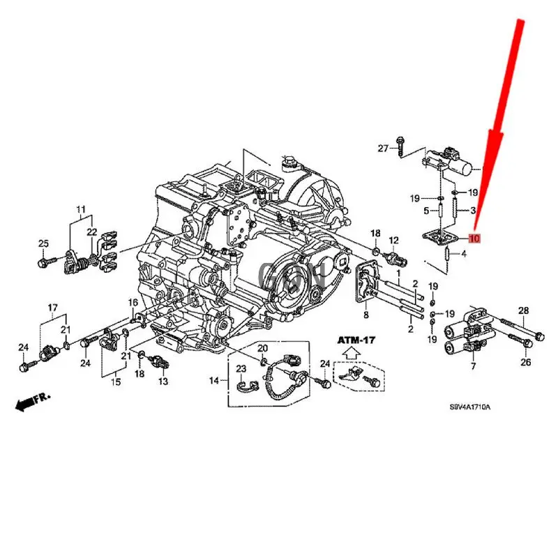 

Gasket 2012-Hon daA CCO RDC R OSS TOU RMX PI L OTR LTL Gearbox sensor rubber gasket Gearbox solenoid valve gasket