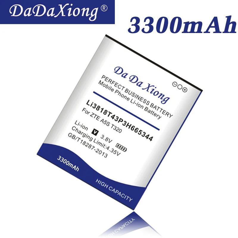 Оригинальный аккумулятор Da Xiong 3300 мА/ч Li3818T43P3H665344 Батарея для ZTE TWM удивительная A5S