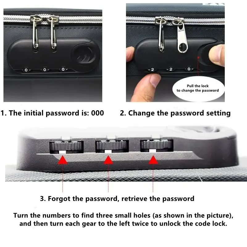 Портативный замок с паролем Карандаш Чехол для мальчиков из плотной ткани