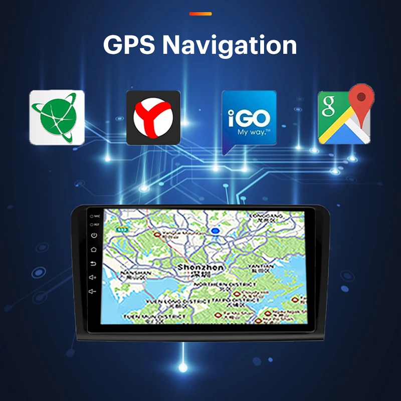 Автомобильный мультимедийный плеер AKAMATE универсальная Автомагнитола для BENZ W209