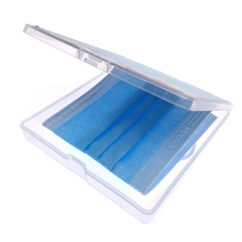 

Waterproof Face Shield Storage Box Cartoon Dust-Proof Moisture-Proof Portable Mouth Nose Face Cover Organizer