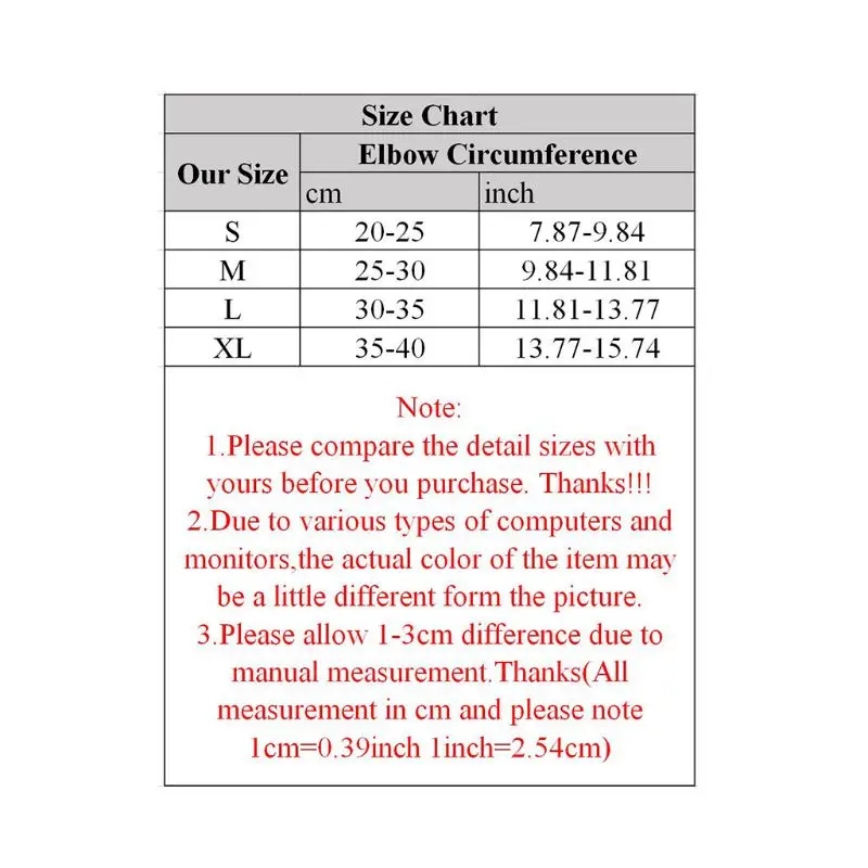 

Unisex Elbow Brace Compression Support Sleeve Arm Protector Workout Pain Relief X7XC