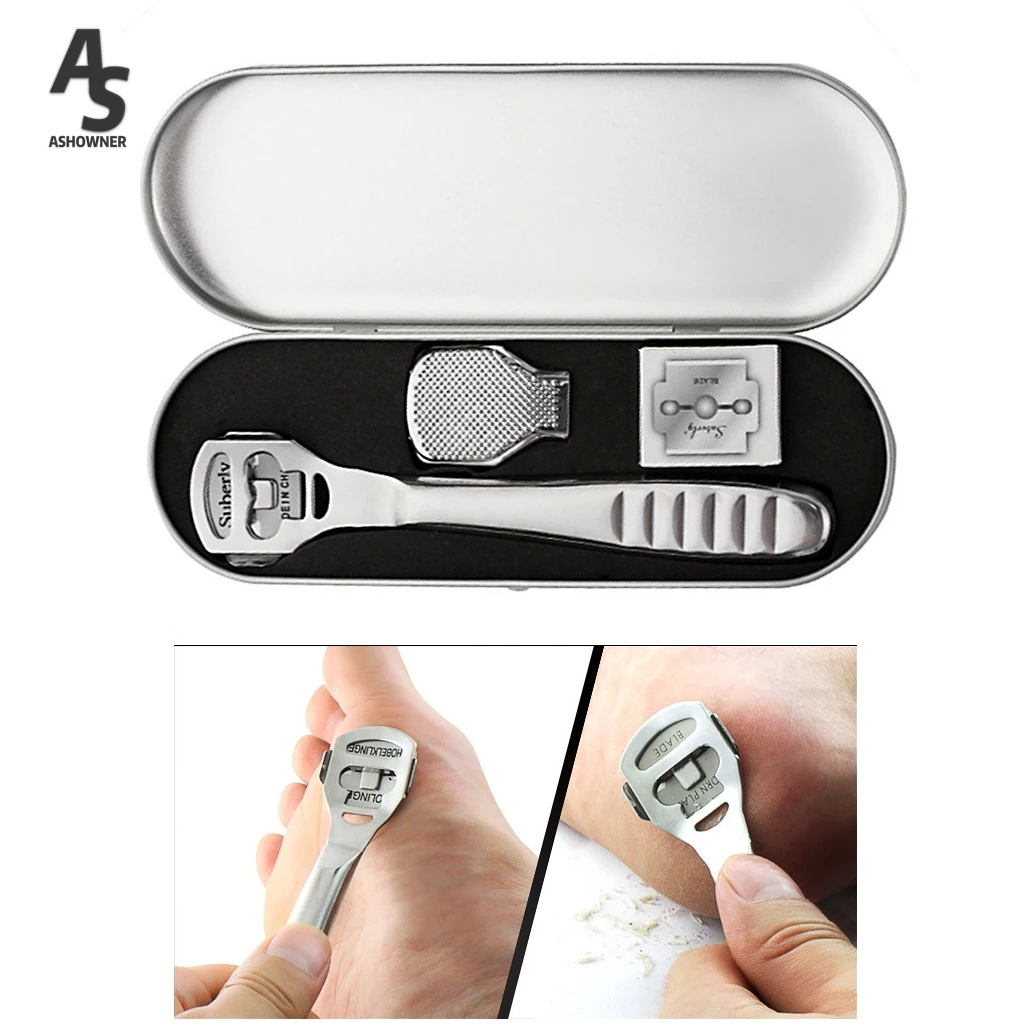 Бритва для ног средство удаления огрубевшей кожи на пятках инструменты педикюра