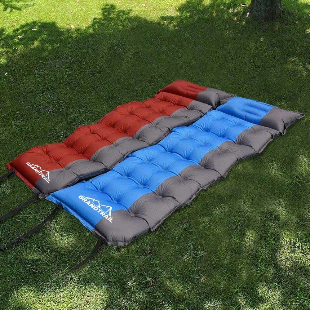 vender Grandtrail Extra Grosso Leve Acampamento De Autoinflar, Almofada De Dormir Com Travesseiro Para Camping, Barracas Para Dormir E Mochilar