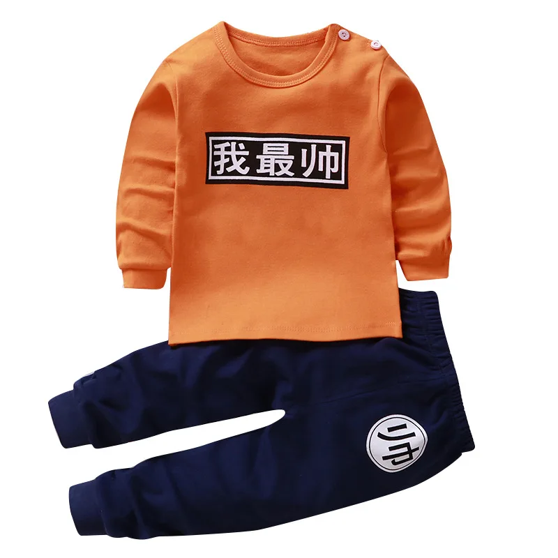 Новый стиль комплект детского нижнего белья хлопковая Детская осенняя одежда