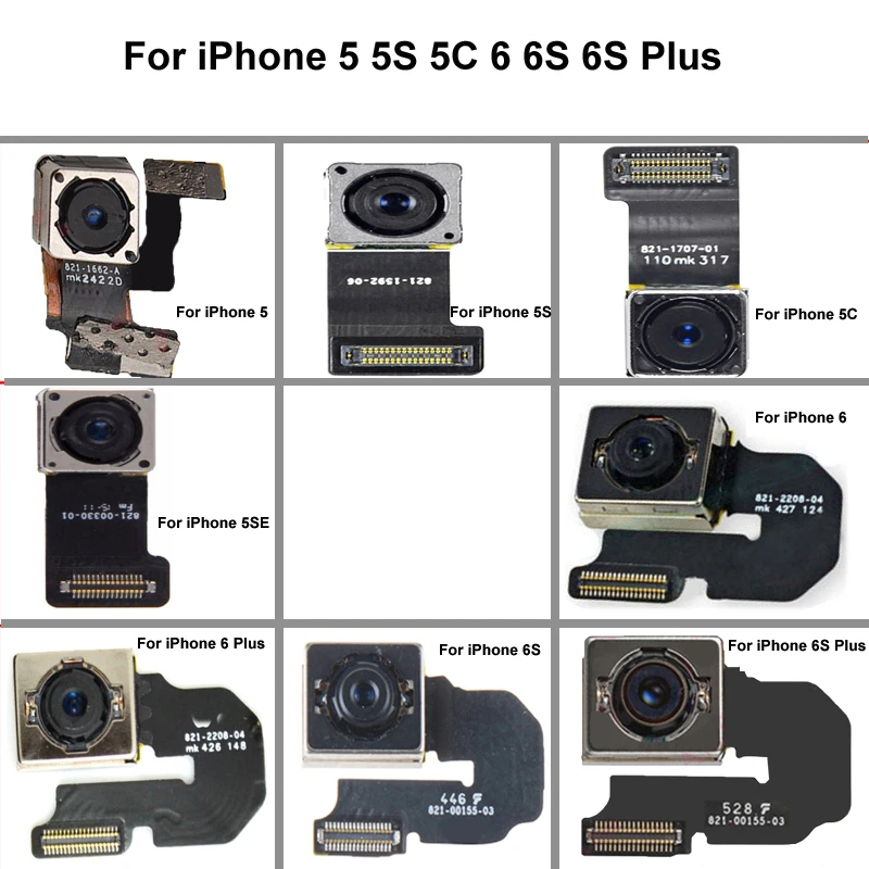 Оригинальный гибкий кабель для задней камеры iPhone 6 6S Plus 7 5 5C 5SE задняя камера Mian