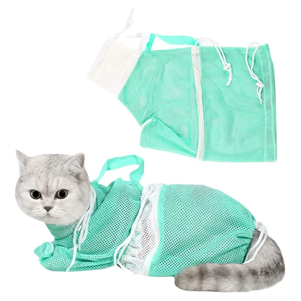 Регулируемая Сетчатая Сумка для ванной пятого поколения с котенком сумка ухода