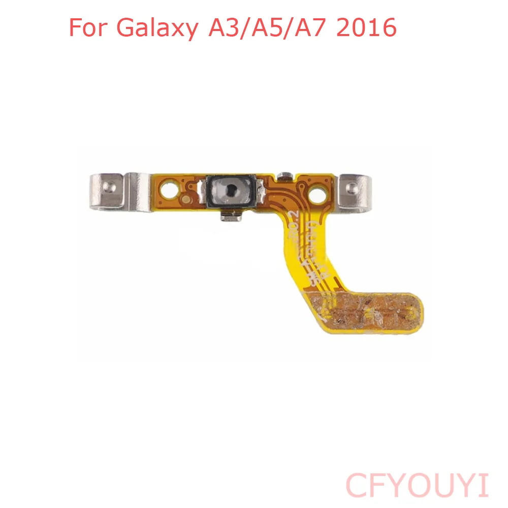 Шлейф для кнопки питания Samsung Galaxy A3 A5 A7 2016 A310 A510 A710 боковые запасные части|Шлейфы