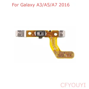 Шлейф для кнопки питания для Samsung Galaxy A3 A5 A7 2016 A310 A510 A710, боковые кнопки, запасные части