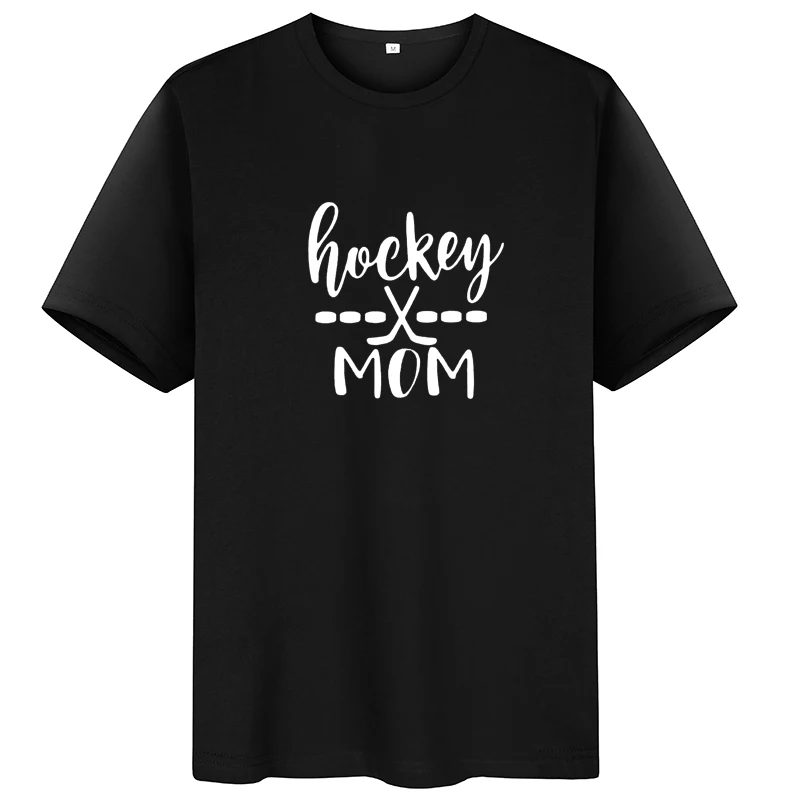 Sricb Hockey Mom хип хоп женская футболка Tumblr летние хлопковые футболки размера плюс