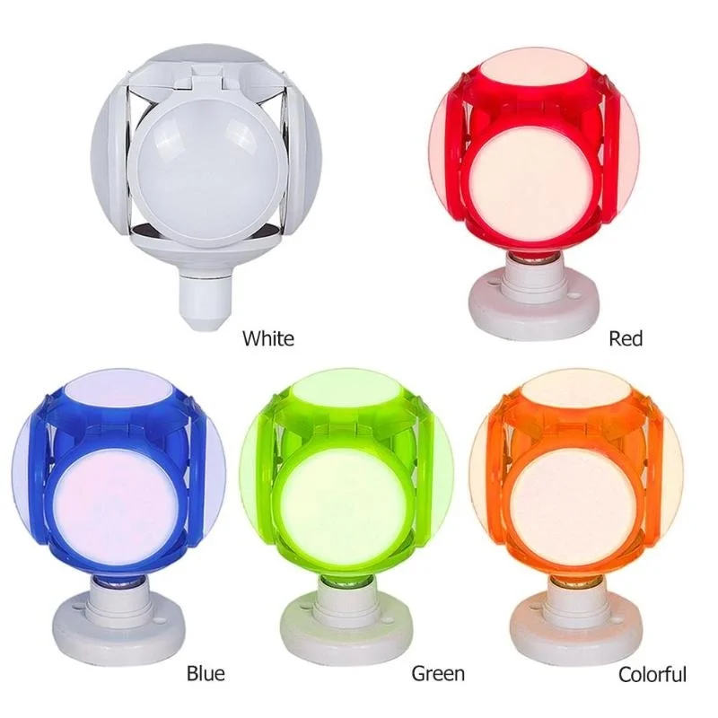 Супер яркий светодиодный складной светильник E27 40 Вт Светодиодный для футбола