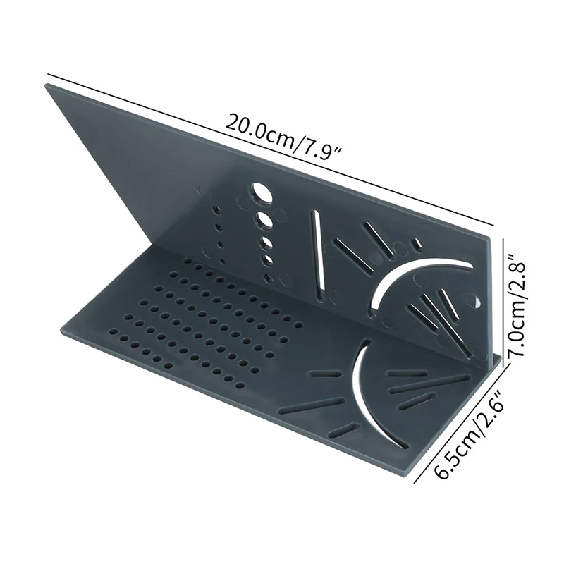 

Woodworking Scribe Mark Line Gauge T-Type Cross-Out Carpenter Angle Ruler Precision Measurement Measuring Tool