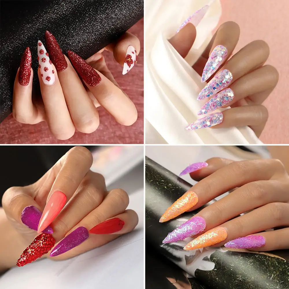 

COSCELIA Acrylic Nail Kit Nail Extension Kits With Polisher All For Manicure Nail Art Decorations Nail Kit Professional Set