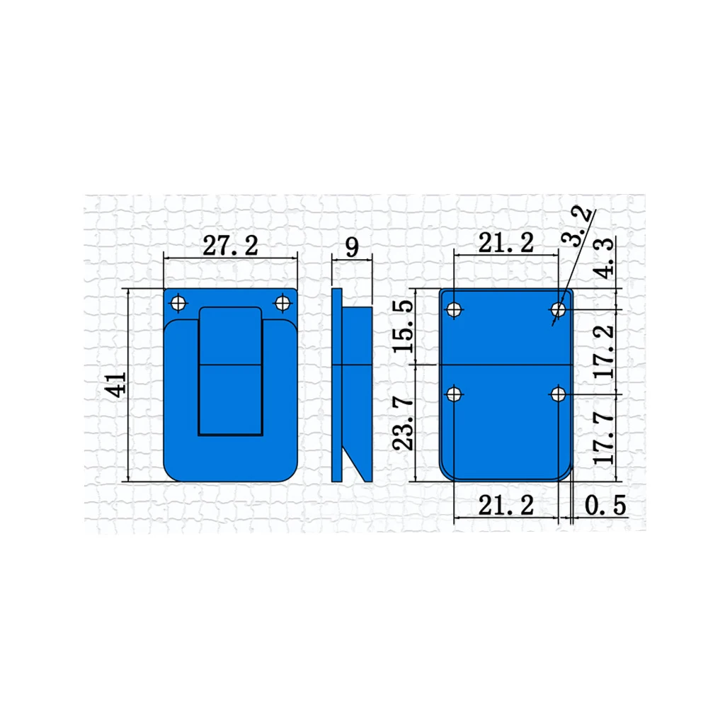 4 шт. деревянные ящики защелка замок из нержавеющей стали зажим с винтами|Клипсы и