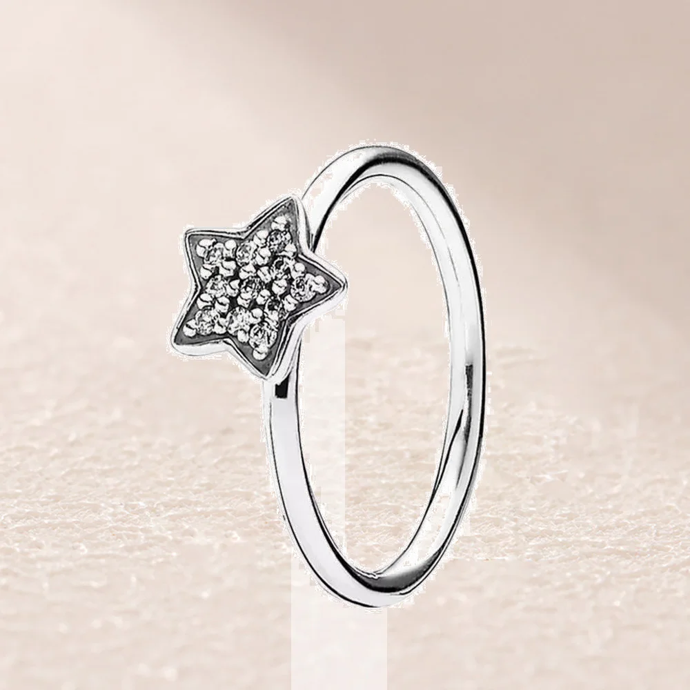

190891CZ Clear Pave Star Ring