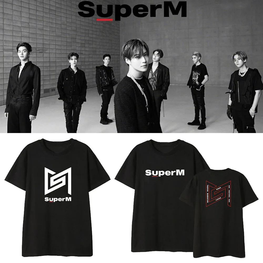 Новая корейская мода Kpop SuperM альбомная периферийная одежда Jin Zhongrenbian Boxian Li Taimin