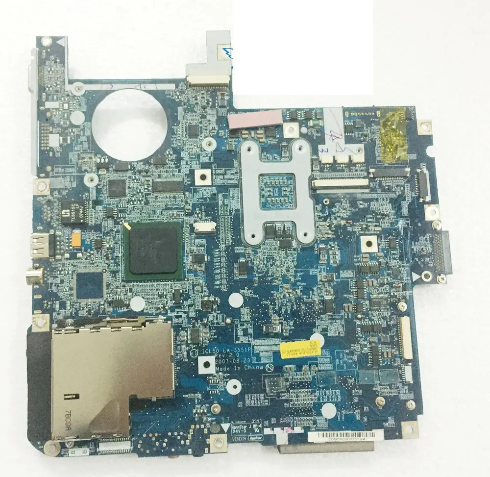 Оригинальная материнская плата ICL50 для ноутбука acer 5315 5715 5315Z 5715Z mdy02001 100%