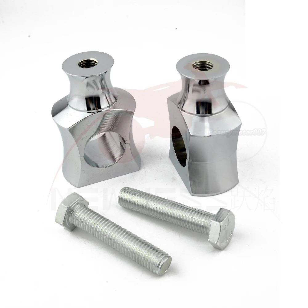 1 пара универсальные алюминиевые зажимы для Руля Мотоцикла дюйм 25 мм|Руль