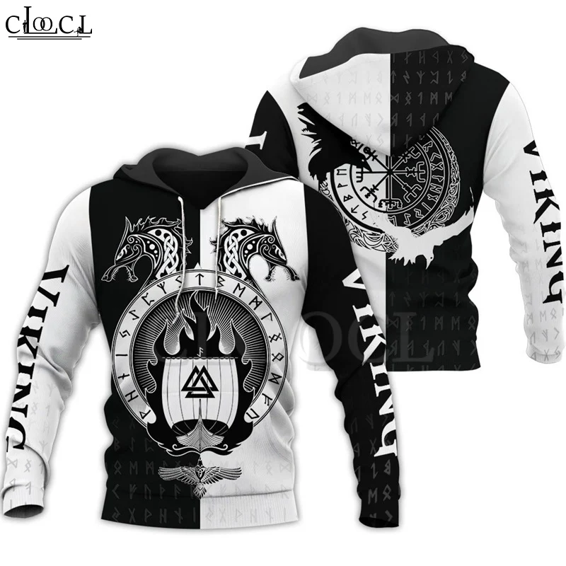 Новейшие рубашки CLOOCL с 3D принтом викингов и воинов повседневные модные толстовки