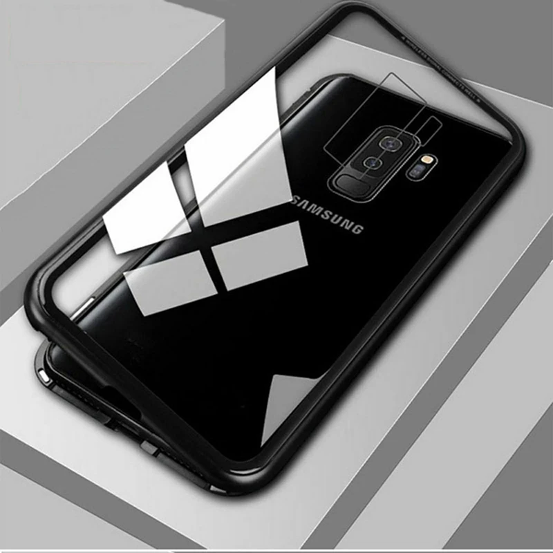 Магнитный металлический чехол для samsung Galaxy A70 A50 A40 A30 A10 A20 Note 8 9 10 Pro A6 A8 плюс A7 A9 M20 M30 S10 5G чехол Coque