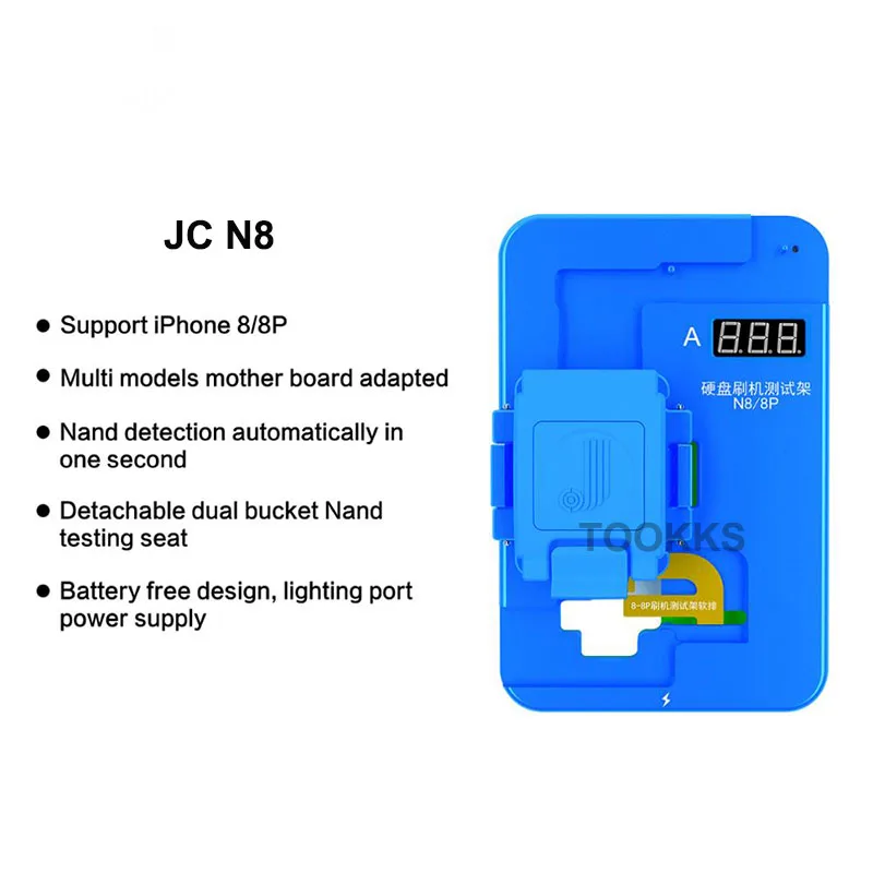 Плоский тестер для жестких дисков JC NAND N7 N8 NX iPhone X/XS/XSMAX 7 7P 8 8P|Наборы