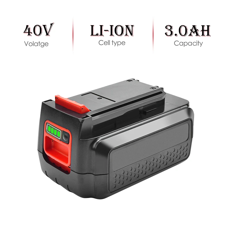 Battool 3000 мА/ч 40V LBX36 Перезаряжаемые Батарея для BLACK&ampDECKER LBXR36 BXR36 LST136 LST420 LST220 LST300 MTC220