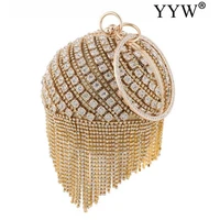 luxury brand women tassels clutch bag rhinestone exquisite handbag diamonds for ladies wedding party mini wallet evening bag
