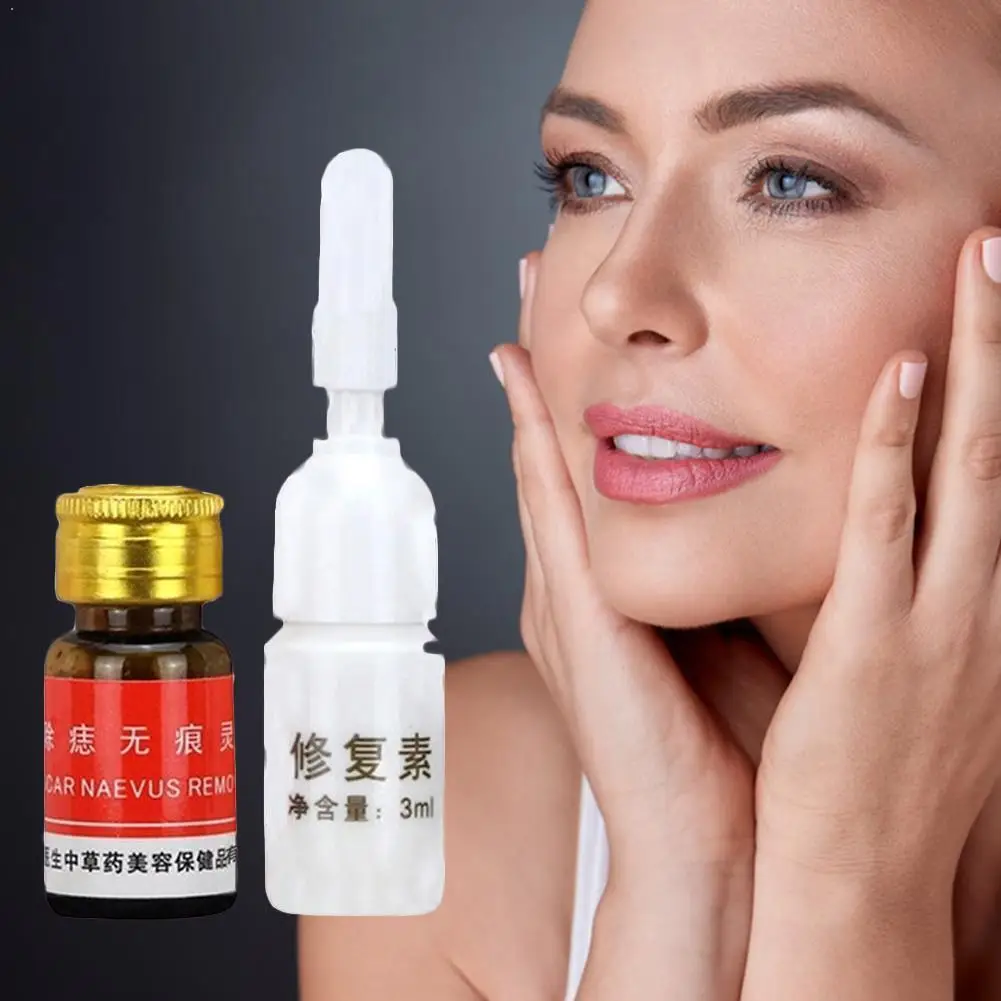 

1set Mole Water Moisturizing Tag Remover Serum Mole Repair Face Removal Care Cream Care Solution Skin Solution Removal Tool X9U8