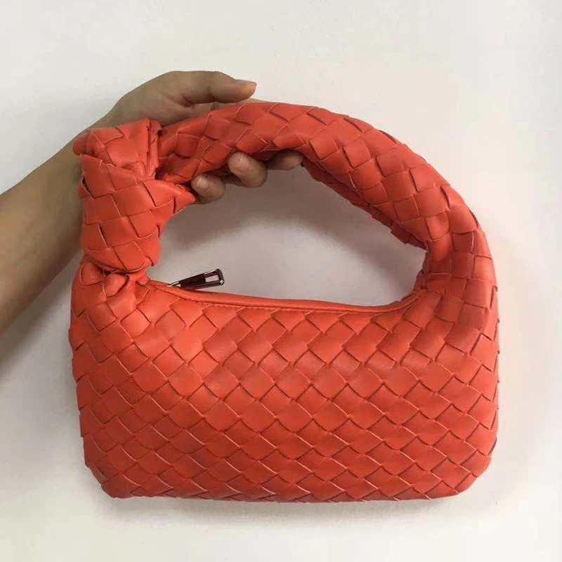 2021 модная плетеная сумка ручной работы роскошная кожаная на плечо с принтом