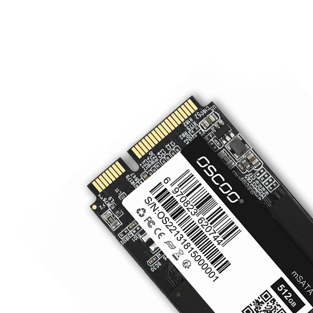 Твердотельный накопитель OSCOO 512 Гб MLC SSD Mini mSATA SATA3 ГБ Внутренний твердотельный